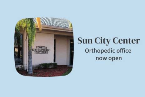 florida orthopedic sun city.